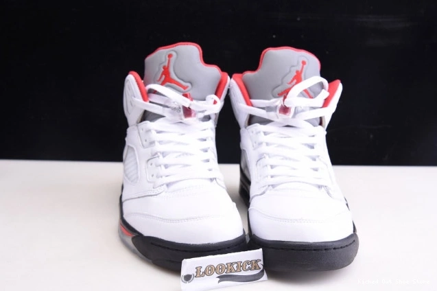 Kick Theory Silver DA1911-102 Retro Tongue Fire Red 5 Air Jordan (2020) 0814